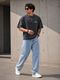 BLACODE Men Straight Fit Mid Rise Light Blue Jeans - Image 4