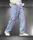 Gruff Men Wide Leg Mid Rise Dark Grey Jeans - Image 2