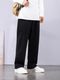 DENIM FIT Men Loose Fit Mid Rise Black Jeans - Image 4