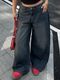 sky collection Women Loose Fit High Rise Black Jeans - Image 4