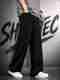 yanger boys Men Straight Fit Mid Rise Black Jeans - Image 2