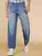 Urbano Fashion Men Loose Fit Mid Rise Light Blue Jeans - Image 2