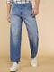 Snitch Men Straight Fit Mid Rise Blue Jeans - Image 4