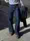 DENWOX Men Straight Fit Mid Rise Dark Grey Jeans - Image 2