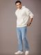 Urbano Fashion Men Boot-Leg Mid Rise Blue Jeans - Image 4