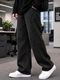 RKDENIM Men Wide Leg Mid Rise Dark Grey Jeans - Image 3