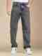 DENIM4MEN Men Straight Fit Mid Rise Grey Jeans - Image 2