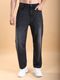 ujas Men Straight Fit Mid Rise Black Jeans - Image 3