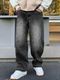 BOLD & BARE Men Straight Fit Mid Rise Dark Blue Jeans - Image 4