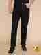 Urbano Fashion . Men Loose Fit Mid Rise Black Jeans - Image 2
