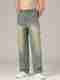 IBB Men Baggy Fit Mid Rise Green Jeans - Image 2