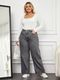 TYFFYN Women Wide Leg High Rise Light Blue Jeans - Image 3