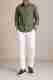 BOSWUD Men Straight Fit Mid Rise White Jeans - Image 2