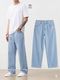 INDIVANE Men Relaxed Fit Mid Rise Light Blue Jeans - Image 3