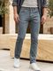 Urbano Fashion Men Slim Mid Rise Dark Grey Jeans - Image 4