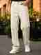 FLAYING Men Loose Fit Mid Rise Beige Jeans - Image 2