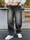 ZYONO Men Baggy Fit High Rise Grey Jeans - Image 3