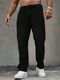 HITBULL Men Straight Fit Mid Rise Black Jeans - Image 3