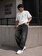 FoulChild Men & Women Wide Leg High Rise Blue Jeans - Image 3