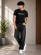 FoulChild Men & Women Wide Leg High Rise Blue Jeans - Image 4