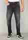 LEVI'S 505 Men Straight Fit Mid Rise Black Jeans - Image 2