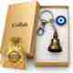 Collab Luxury Guardian Bell Keychain with Evil Eye Charm - Image 2
