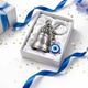Collab Luxury Guardian Bell Keychain with Evil Eye Charm - Image 3