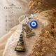 Mini Katana Sword Keychain Set Pack of 2 (Gold & Blue) - Image 4