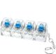 FITIX 9 in 1 Keyboard Fidget Toy with Keychain Anti-Stress Keyboard Decompression Key Chain - Image 4