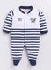 BRANDONN Romper For Baby Boys & Baby Girls Party Solid Cotton Blend (Grey, Pack of 1) - Image 3