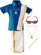 KAJOLDRESSES Baby Boys Festive & Party Kurta and Dhoti Pant Set (Black Pack of 1) - Image 4