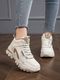 Layasa Casual White Sneakers for Women (Size 6) - Image 3