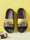 WELCOME Boys & Girls Slip On Slipper Flip Flop (Green , 8-9 Years) - Image 4