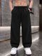 mank D Boys Track Pant (Black, Pack of 1) - Image 3
