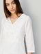 LIBAS Embroidered Pure Cotton A-line Kurta for Women (White) - Image 4