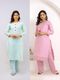 Maa Meladi Creation Pack of 2 Solid Pure Cotton Straight Kurta for Women (Multicolor) - Image 3