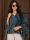 Roadster Embroidered Viscose Rayon Kaftan Kurta for Women (White) - Image 3