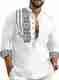 GRATITUDE ROCK Printed, Floral Print Cotton Silk Straight Kurta for Men (White, Multicolor) - Image 2