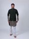 GRATITUDE ROCK Printed, Floral Print Cotton Silk Straight Kurta for Men (White, Multicolor) - Image 3
