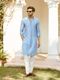 ellark Printed, Floral Print, Woven Design, Self Design Pure Cotton Straight Kurta for Men (Multicolor) - Image 4