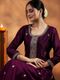 NARACHI TEXWORLD Embroidered Art Silk Straight Kurta for Women (Beige) - Image 3