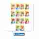 gurukanth Alphabets Flash cards, Numbers Flash cards, Animals Flash cards, Birds Flash cards, Colors and Shapes Flash cards, Fruits Flash cards, Vegetables Flash Cards (Flash Cards Combo Pack) Easy & Fun way of Learning-2yr-8yr Kids ( Flashcard Set of 7 boxes - 196 Flash cards ) (Multicolor) - Image 2