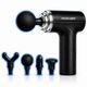 Esarora Massage Gun Deep Tissue 6-Speed Portable Percussion Muscle Massager with_B65D 4 Heads, Pain Relief, Relaxation for Stiff Shoulders With Full body Massage_R8G Massager (Multicolor) - Image 4