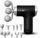 HOMEBASIC HB-M3 Deep Tissue Massage Gun for Pain Relief| Cordless, 8 Heads, 6-Speeds, 3200 RPM Massager (Black) - Image 2