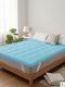 Texlux 2 inch (5.08 cm) King Size Microfibre Breathable, Stretchable, Waterproof Mattress Topper (198 cm x 182 cm, Blue) - Image 3