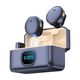 TECHNOLOGIA Q8 Dual Wireless Mic with Charging Case (Black) - Image 3
