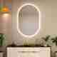 Haridarshan Glass Mirror105 Triangle Lighted Mirror - Image 2