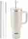 Homione 1200 ml Stainless Steel Insulated Tumbler with Lid & Straw Stainless Steel Coffee Mug (1200 ml) - Image 2