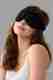 Maanisha Enterprises Eye Mask For Traveling, Sleeping With Blind Fold For Smooth & Comfortable Sleep Eye Shade (Black) - Image 2