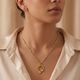 VYANIQ Stainless Steel Gold Jewel Set - Image 3